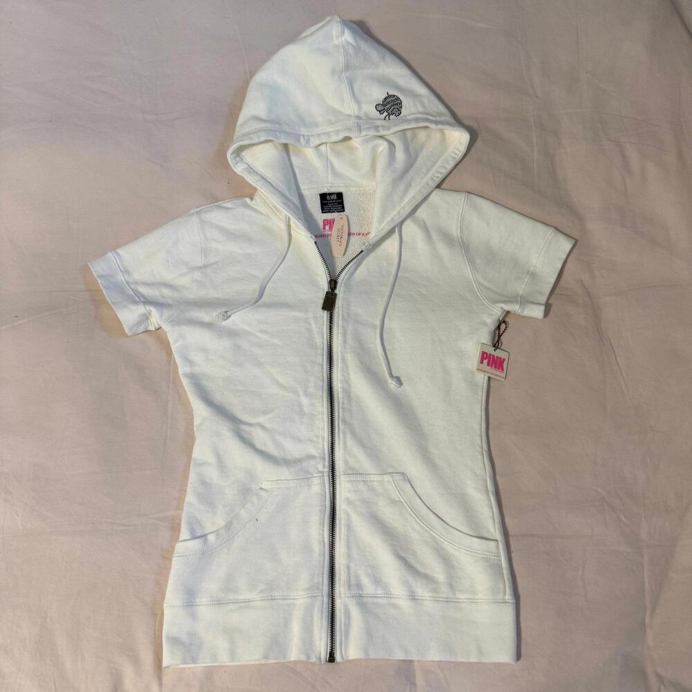 PINK Victoria Secret Y2K Queen Of Evil Zip Up